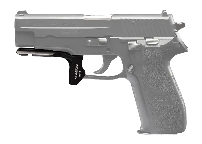 Pistol Silhouette with Trigger Guard
