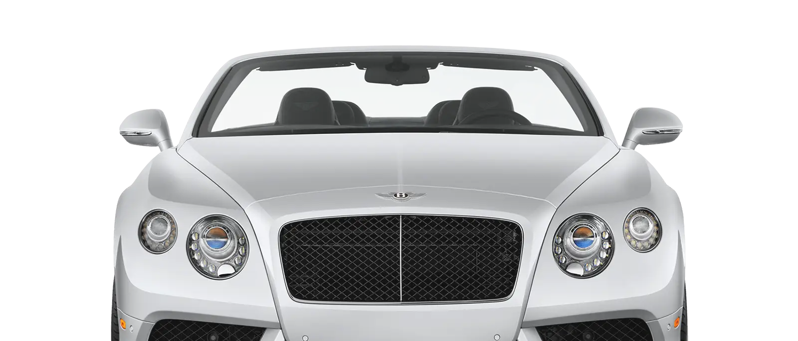 Luxury Convertible Car Front View