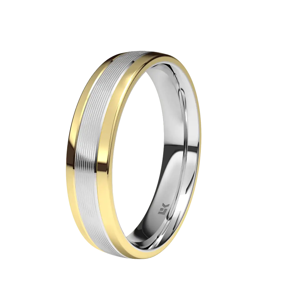 Gold and Silver Ring Design