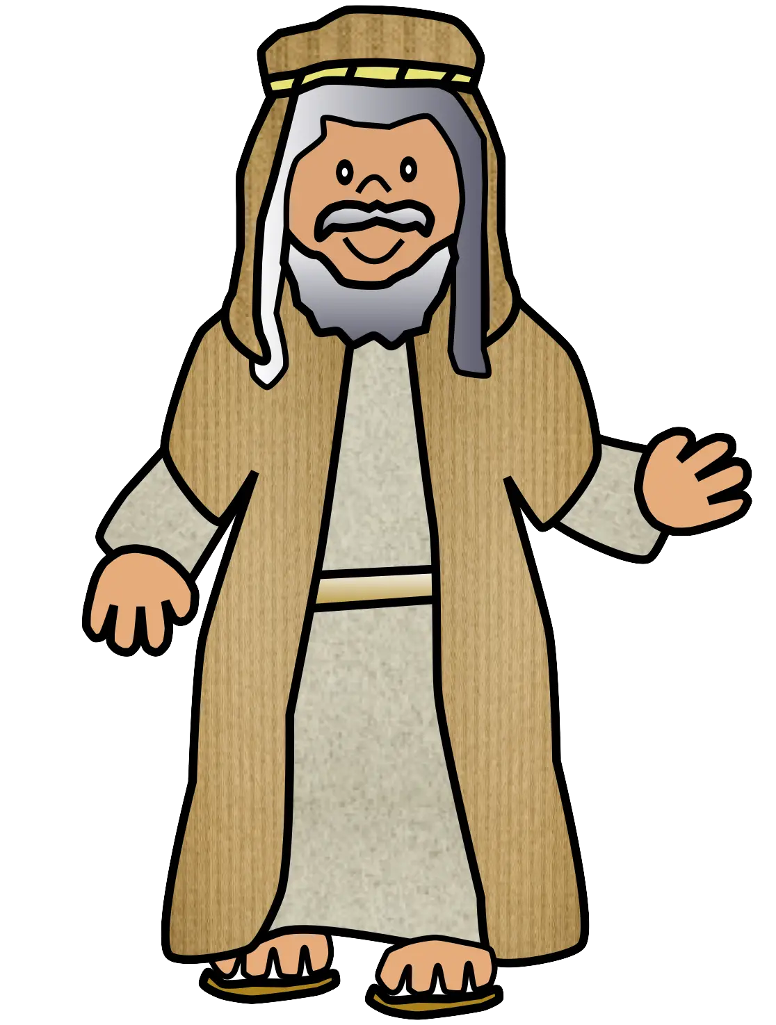 Cartoon Biblical Man