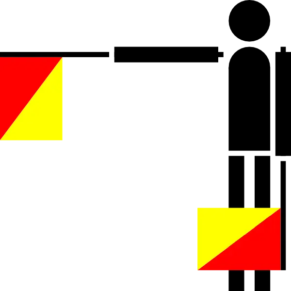 Semaphore Signal Illustration