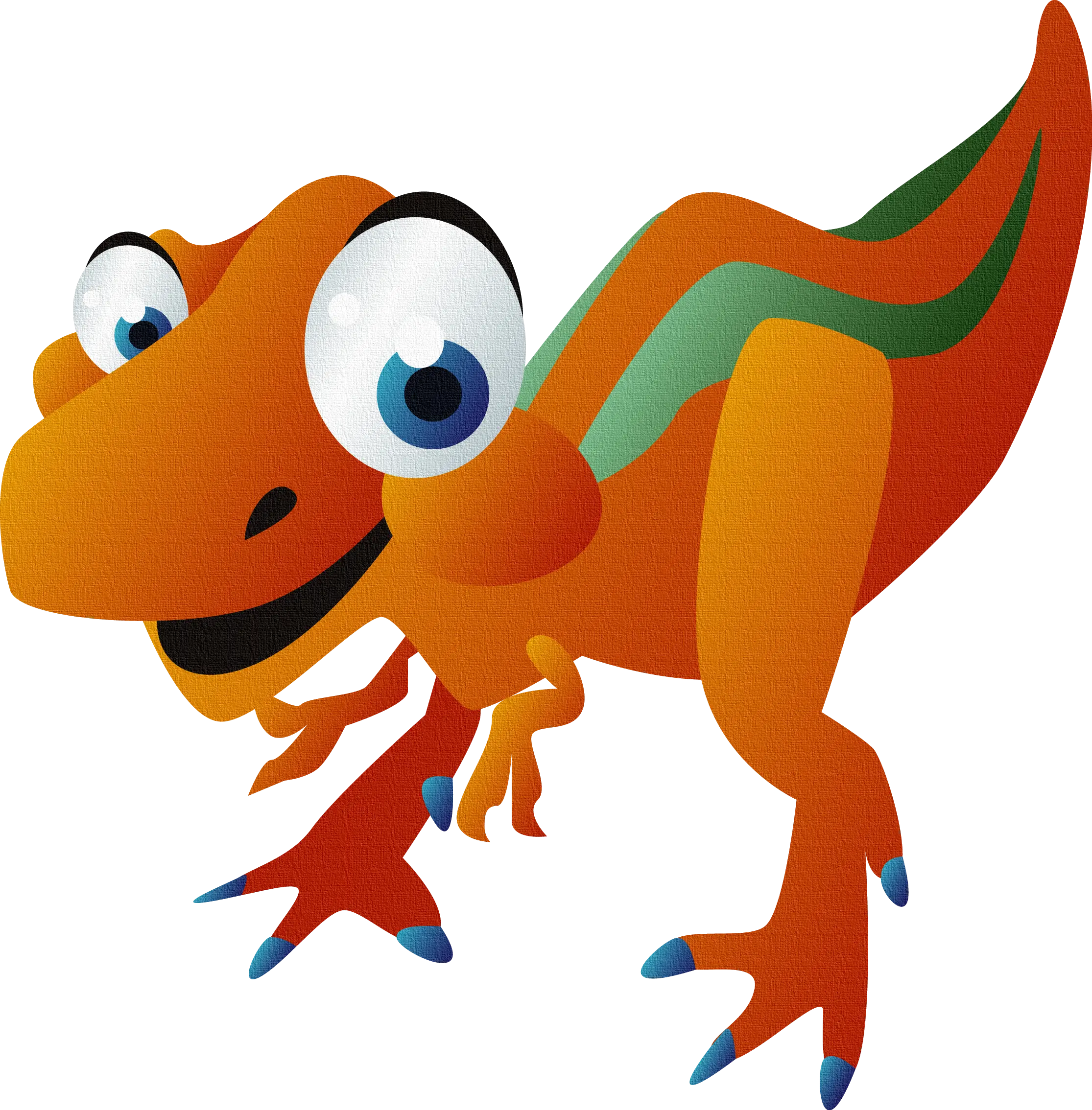 Cartoon Illustration of Lizard Character