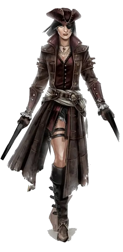 Female Pirate in Adventure Gear
