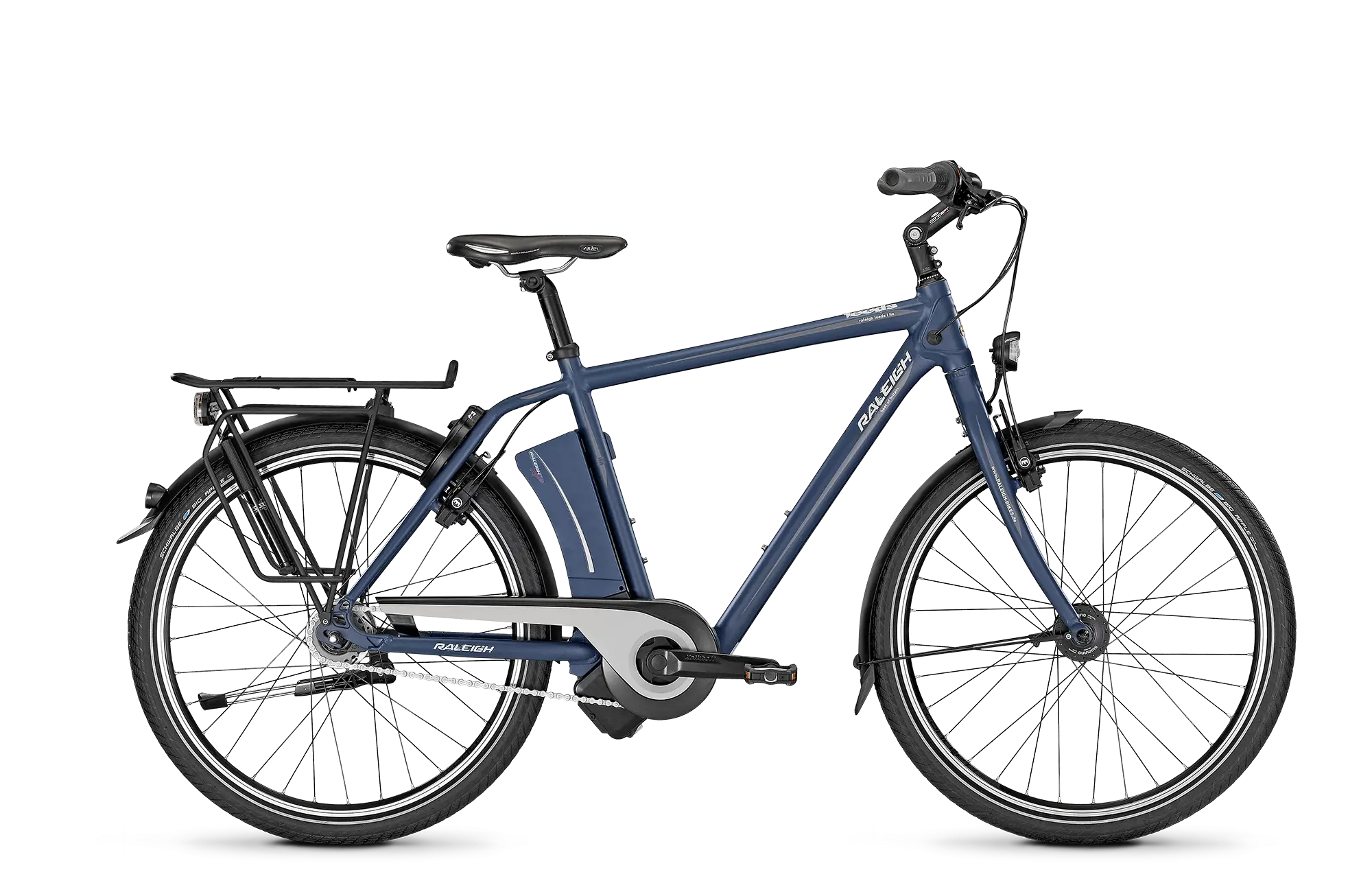 Blue Electric Bicycle for Commuting