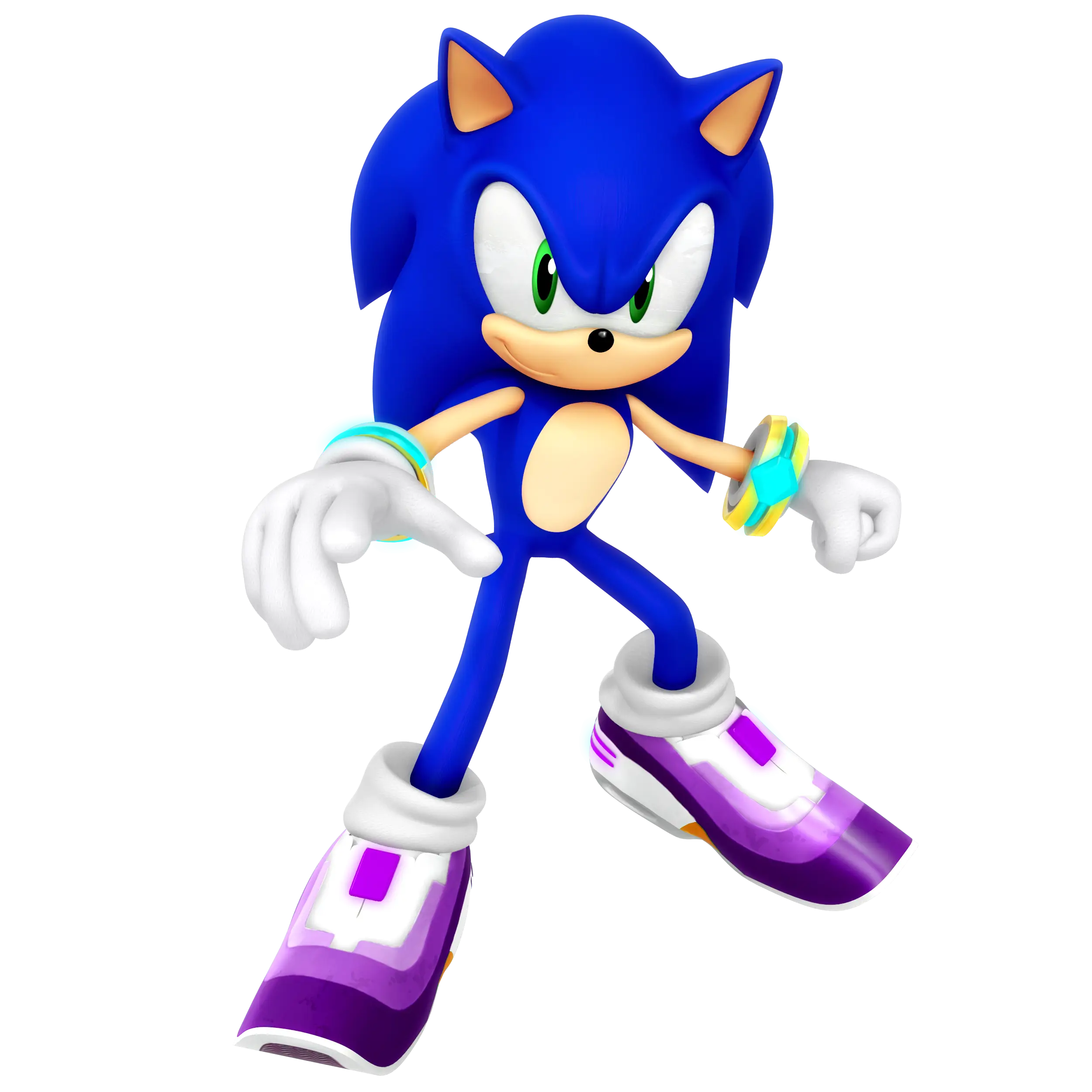 Blue Animated Hedgehog Character