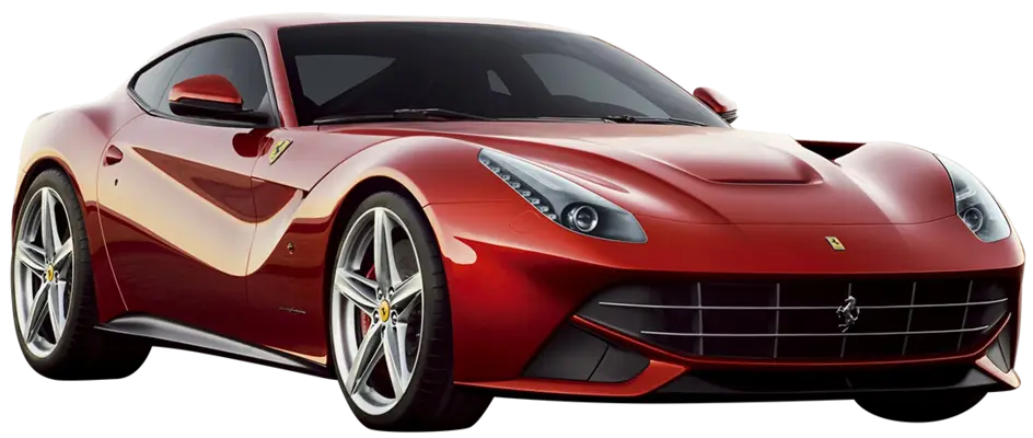 Red Luxury Sports Car with a Sleek Design