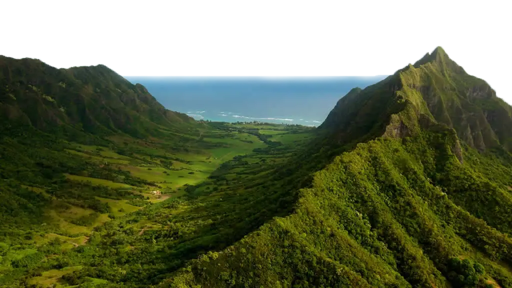 Green Mountain Valley with Ocean View