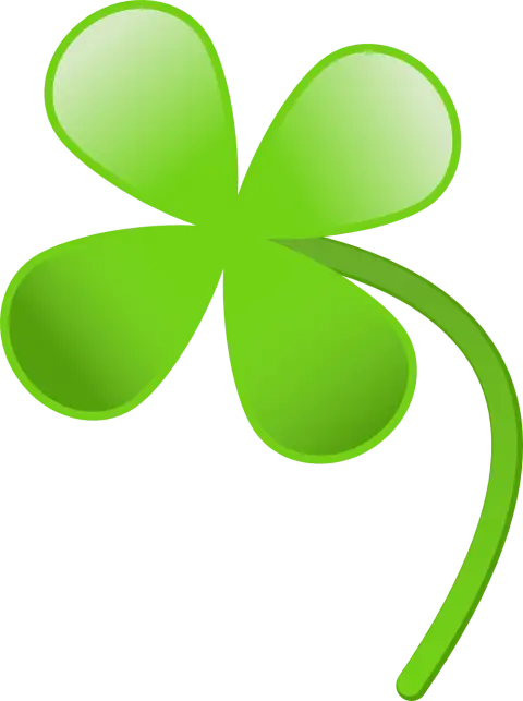Green Clover Symbol for St. Patrick&#039;s Day Design
