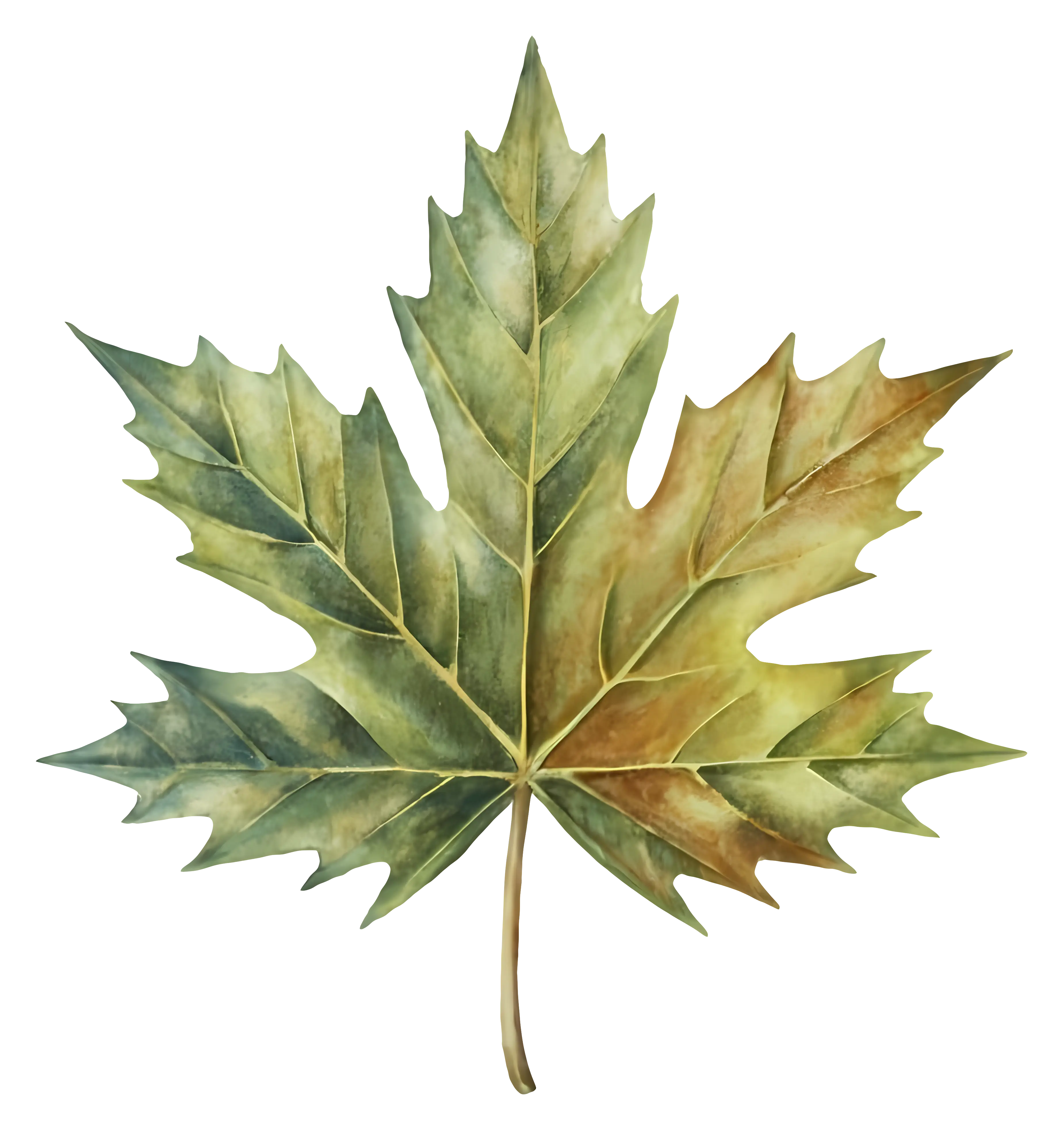 Maple Leaf For Autumn Illustration
