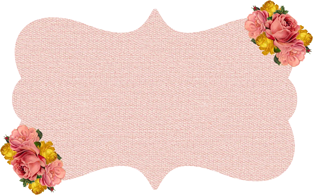 Floral Decorative Card in Pink Texture