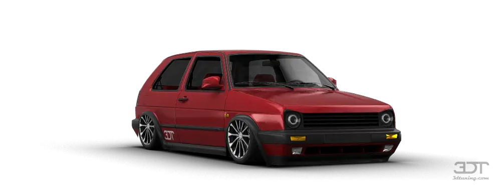 Red Compact Hatchback Car