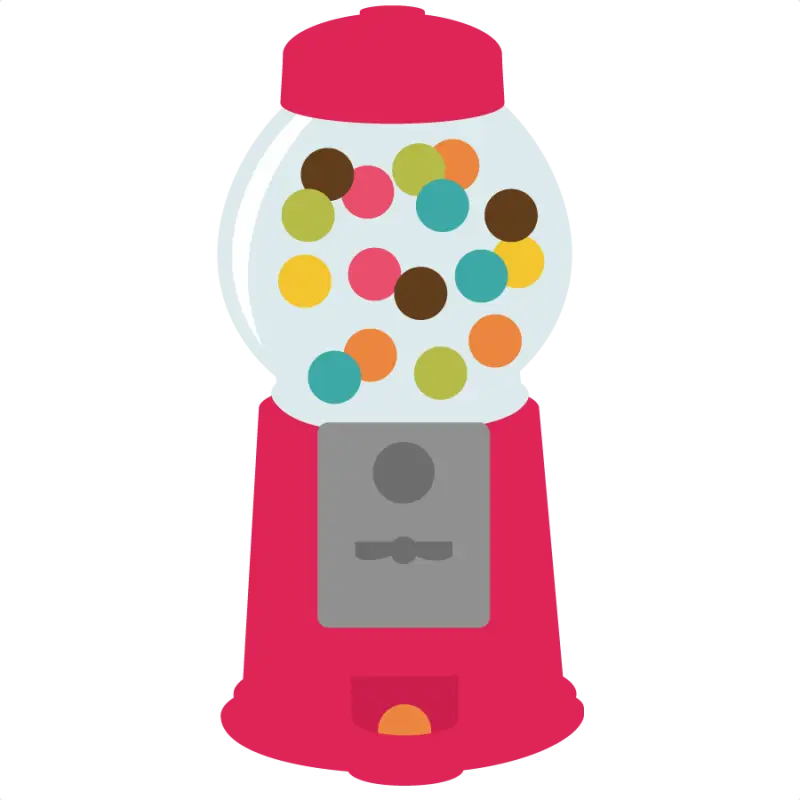 Red Gumball Machine