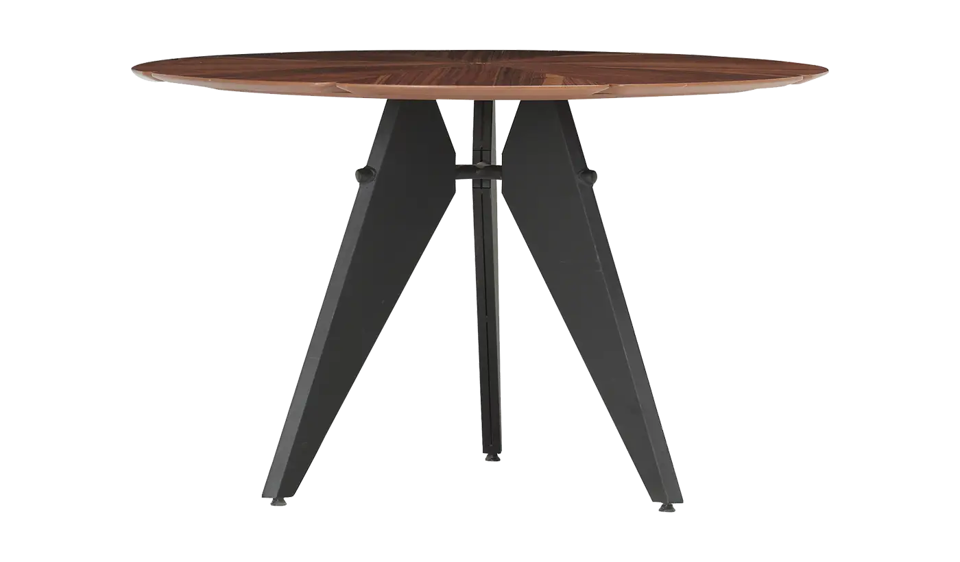 Minimalist Round Wooden Table