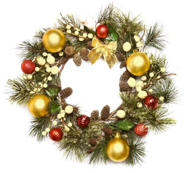 Beautiful Christmas Decorated Wreath