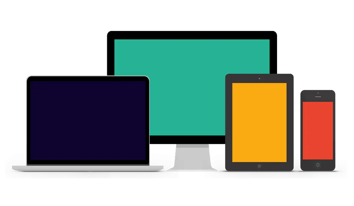 Electronics Including Laptop, Monitor, Tablet, and Phone