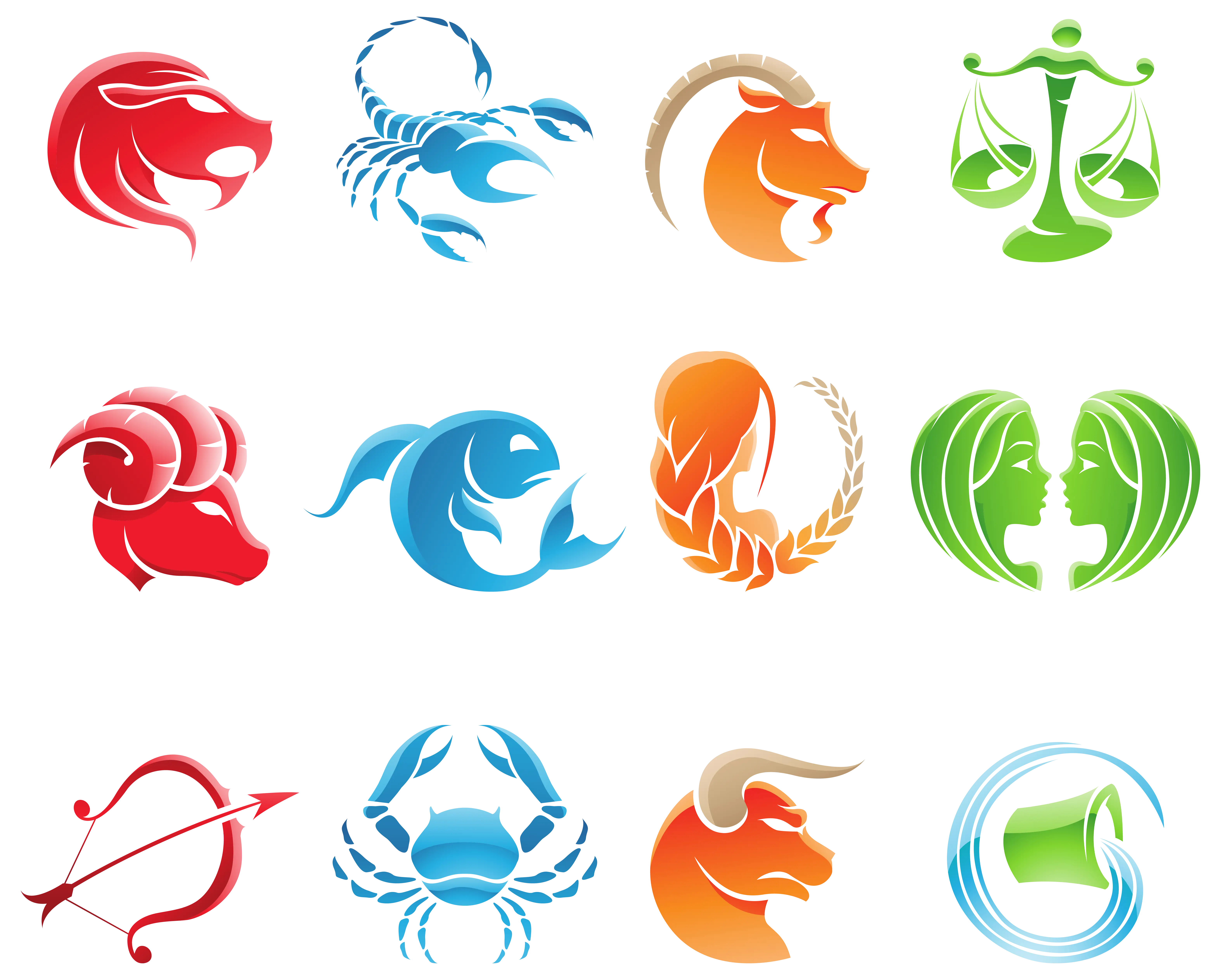 Collection of Zodiac Symbols