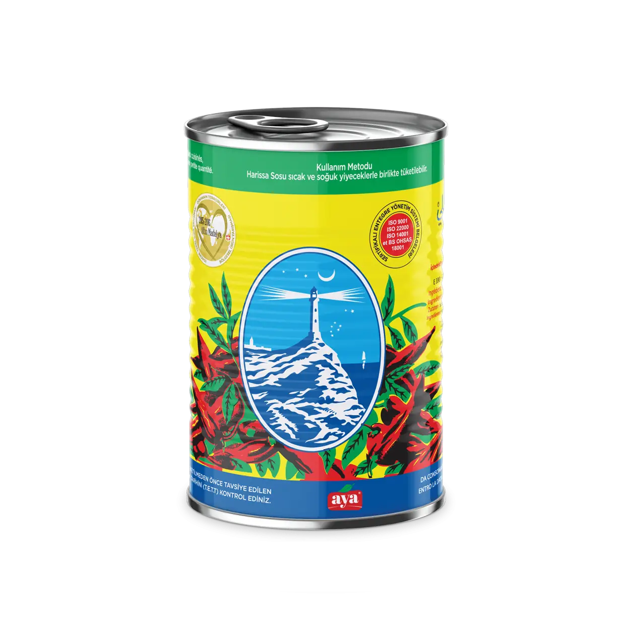 Colorful Canned Food Packaging