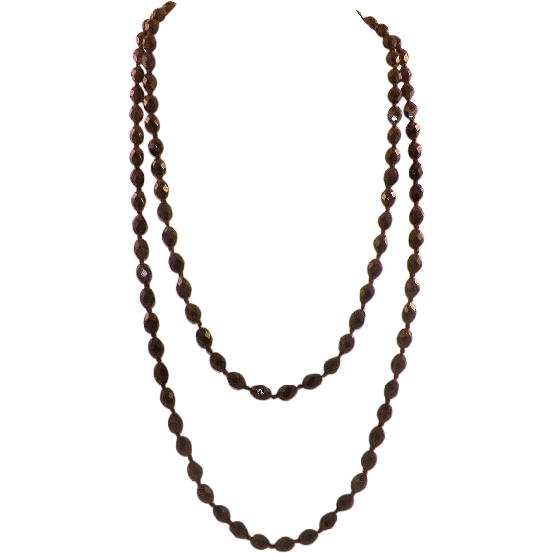 Long Wooden Beads Necklace