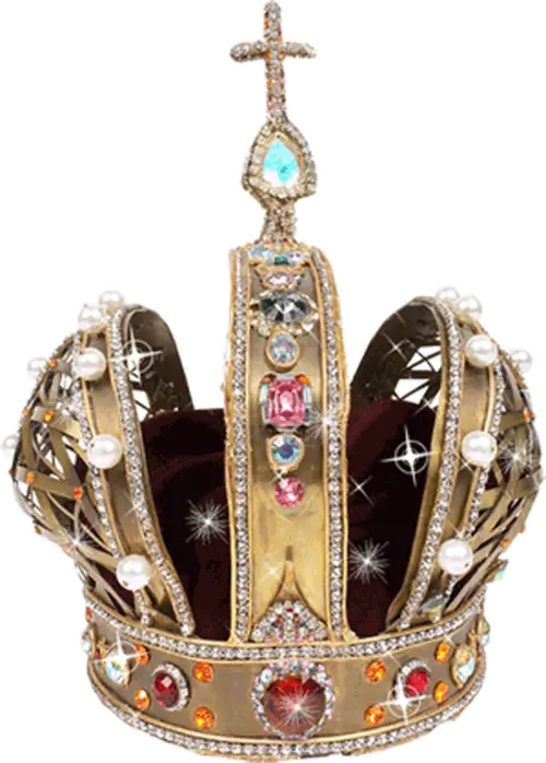 Ornate Golden Crown with Gemstones