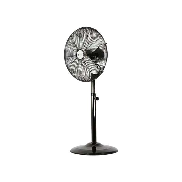Black Standing Pedestal Fan for Air Circulation
