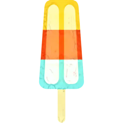 Layered Colorful Popsicle Illustration
