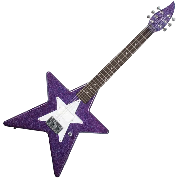 Purple Star Shaped Electric Guitar