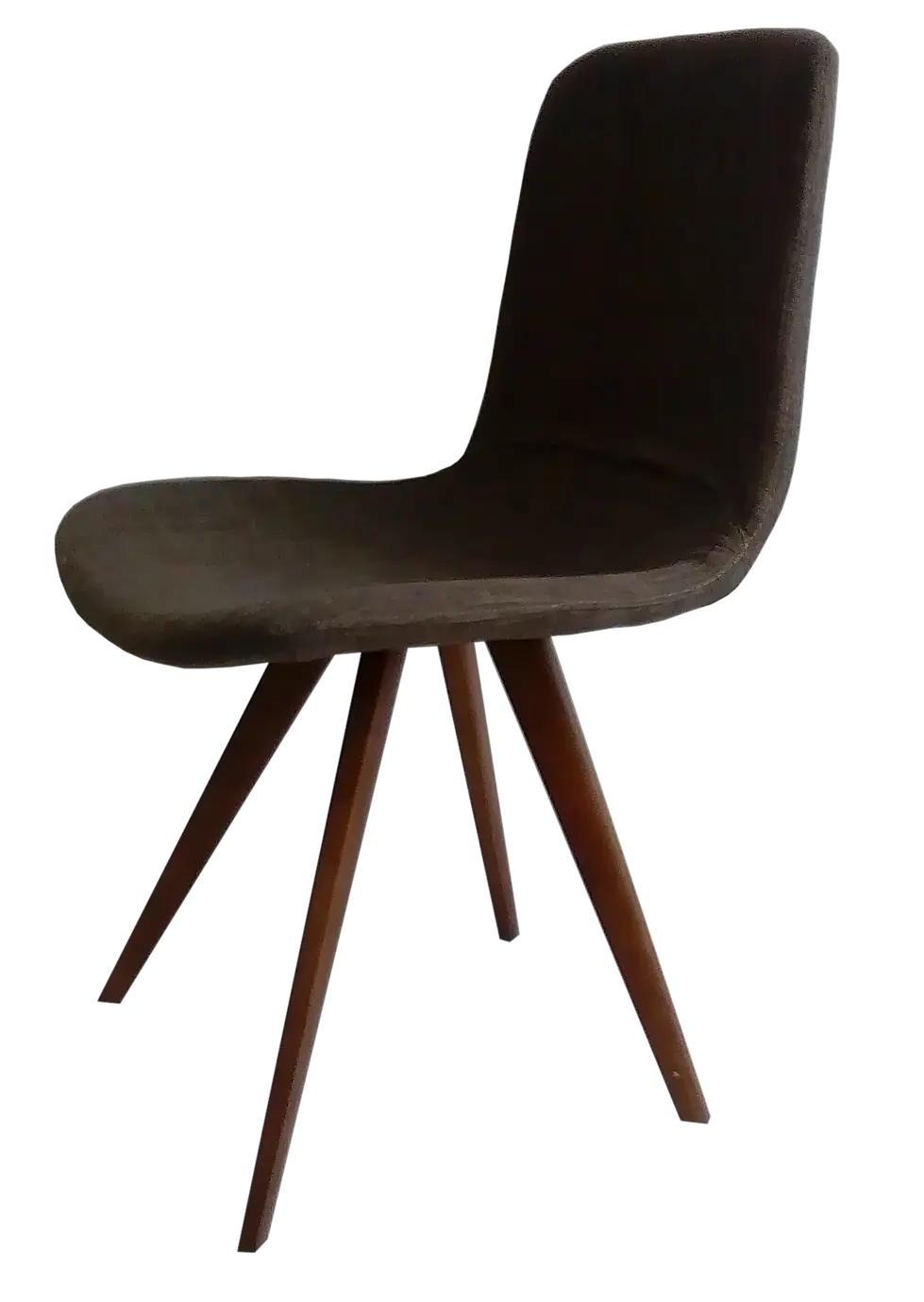 Modern Chair Design with Wooden Base