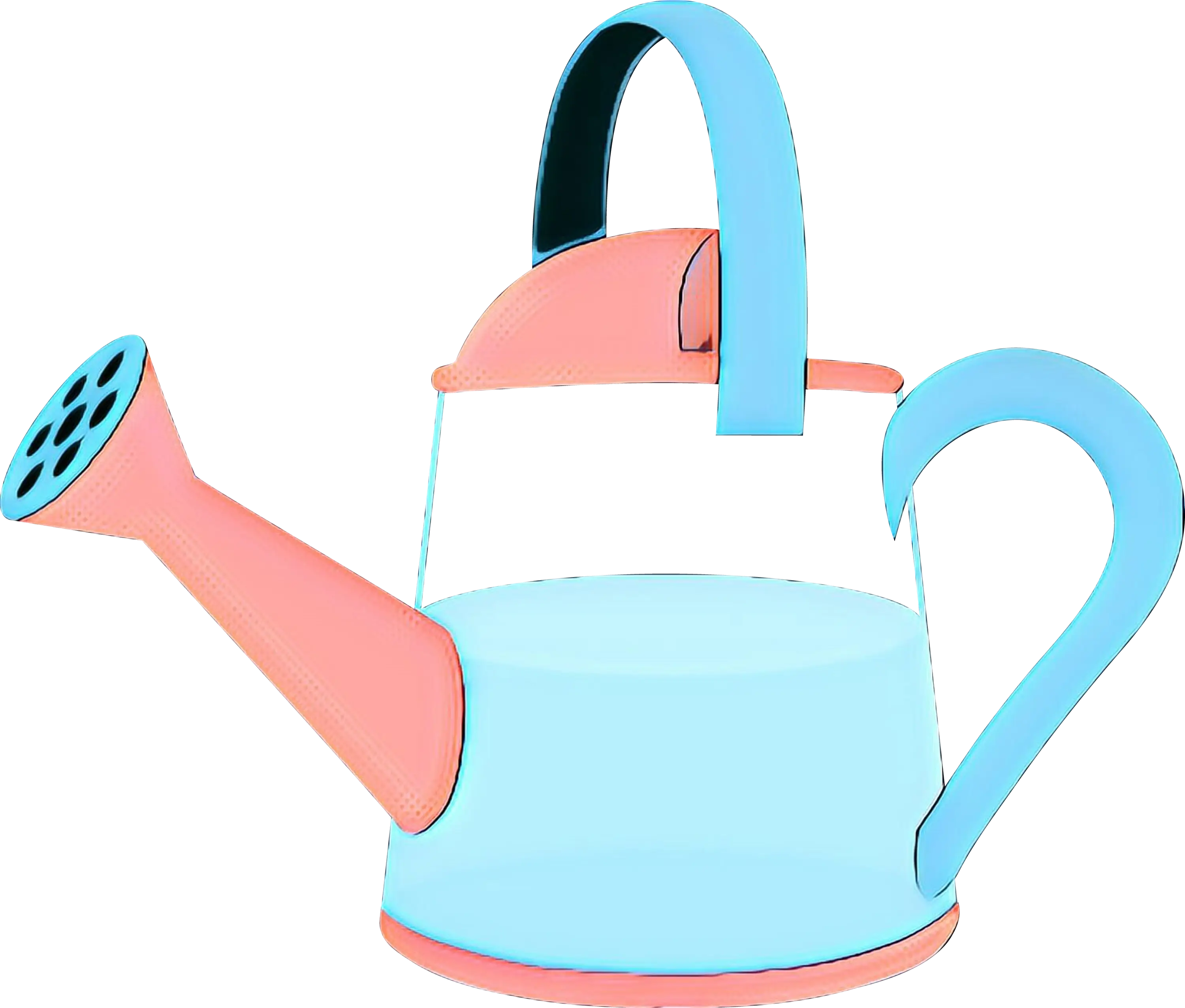 Pastel Watering Can for Gardening