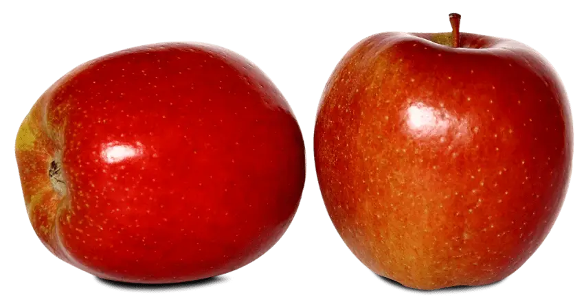 Pair of Fresh Red Apples