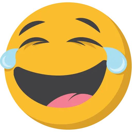Laughing Emoji with Tears Icon