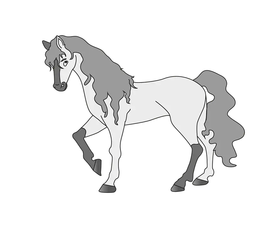 Cartoon Horse Illustration