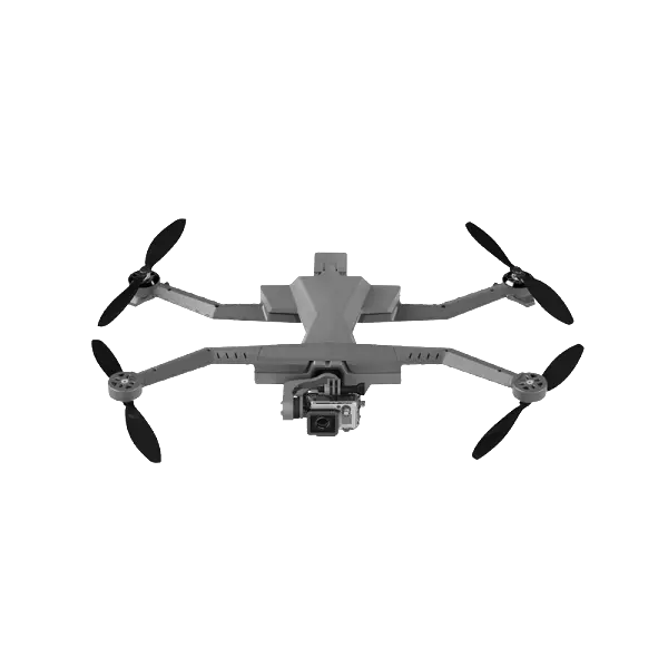 Gray Aerial Drone Illustration