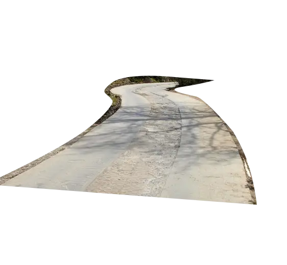 Curved Road Pathway