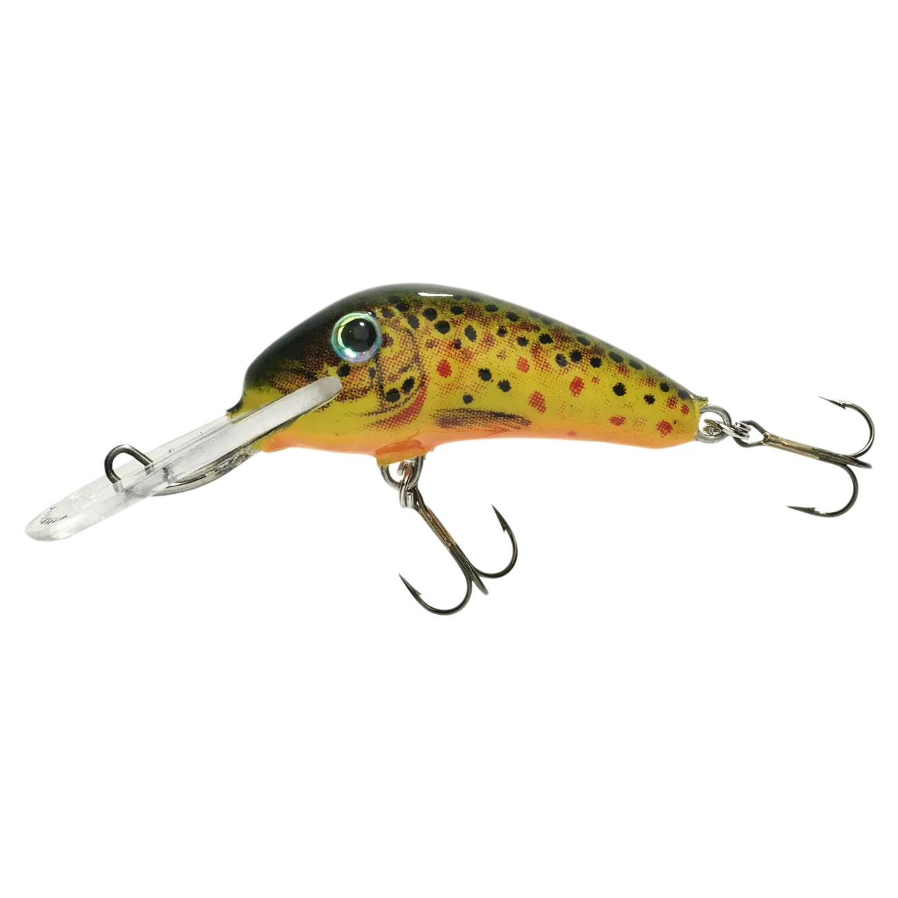 Yellow Fishing Lure with Hooks
