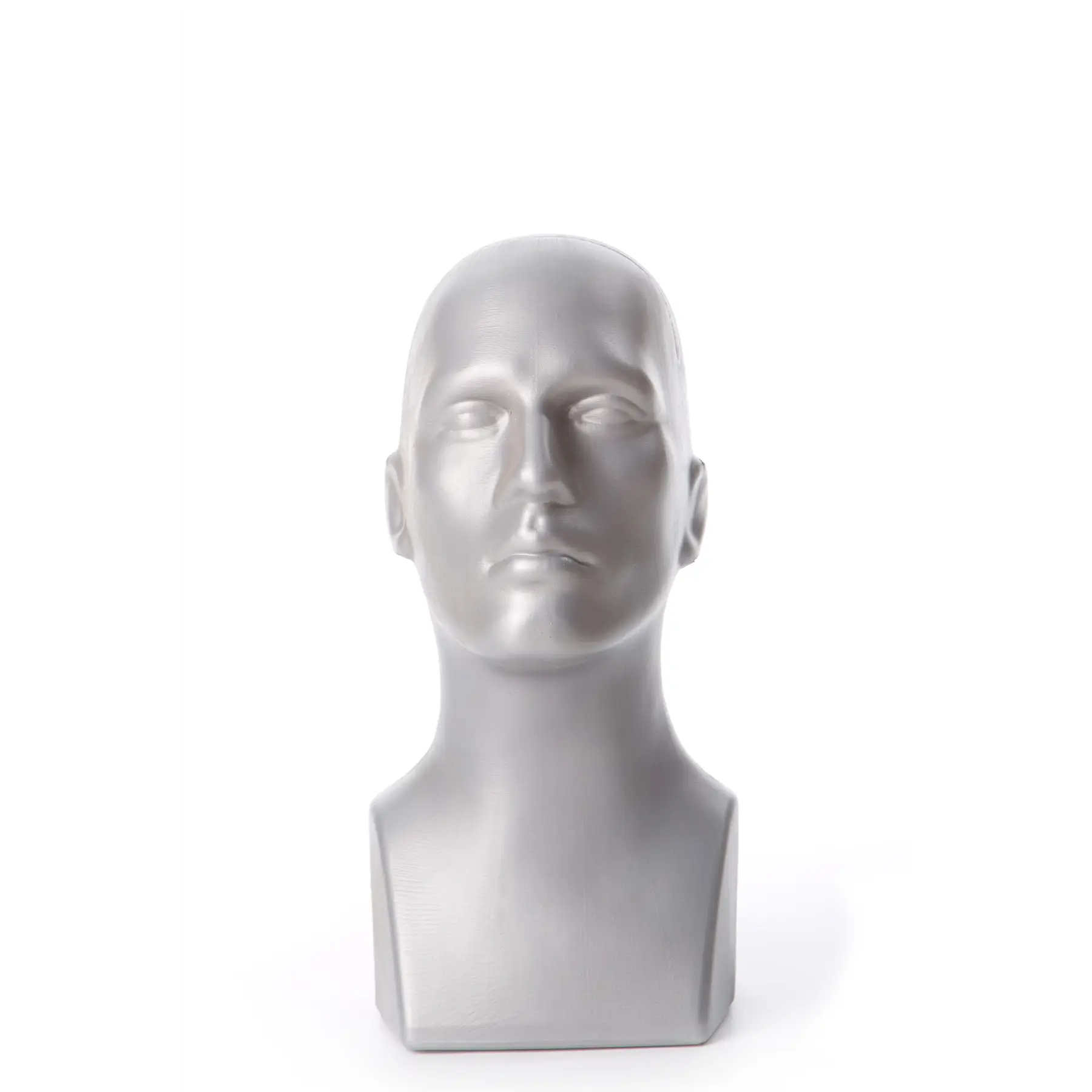 Silver Head Bust for Display