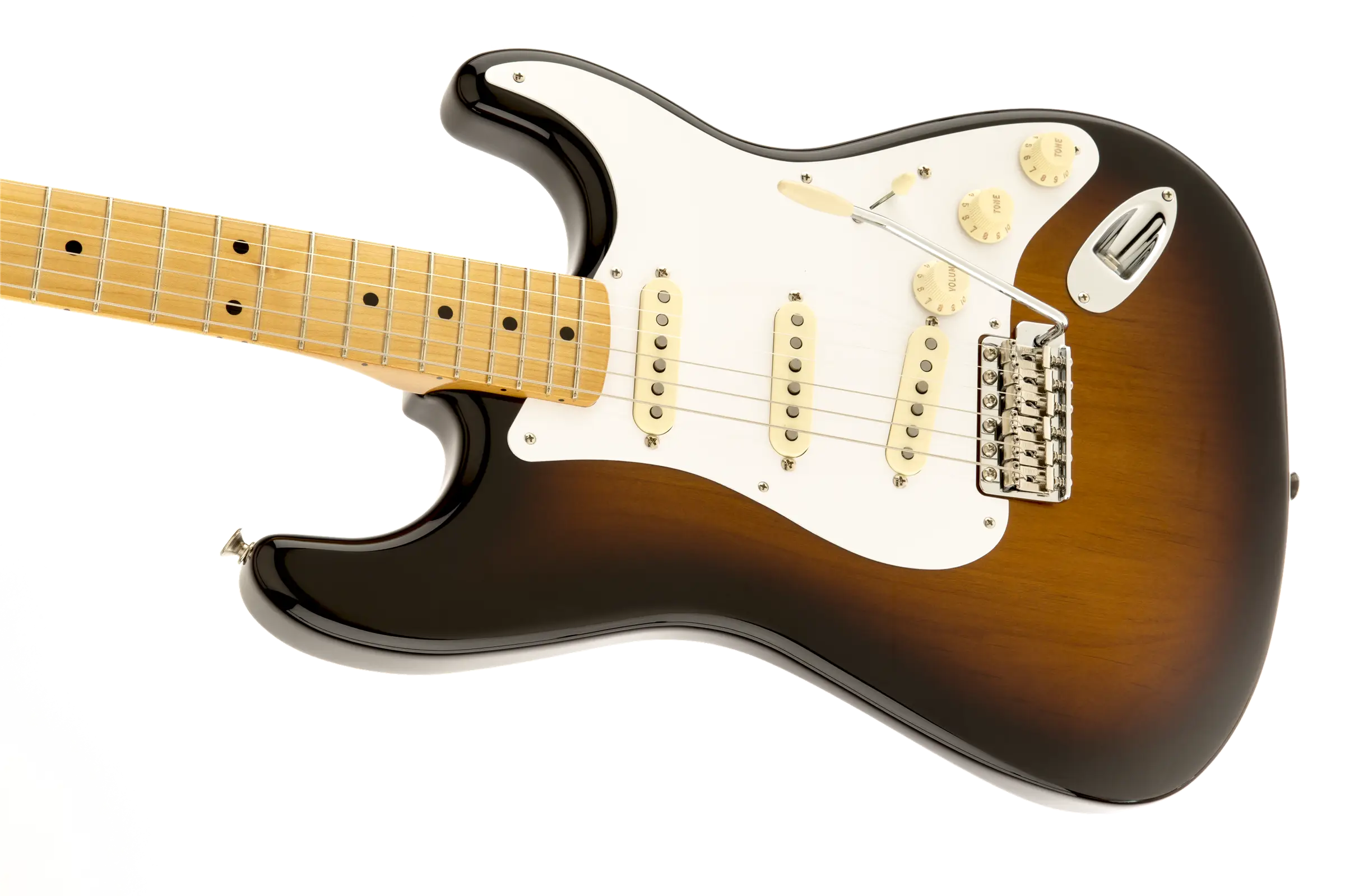 Brown Electric Guitar with Classic Design