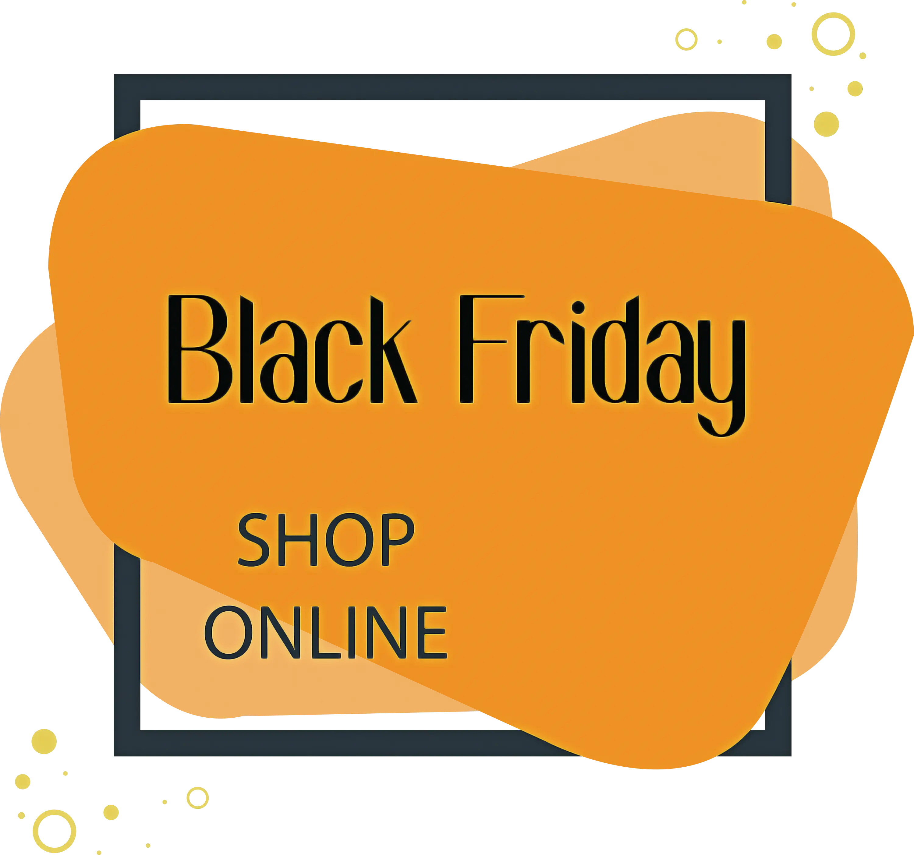 Black Friday Online Sale Ad Banner
