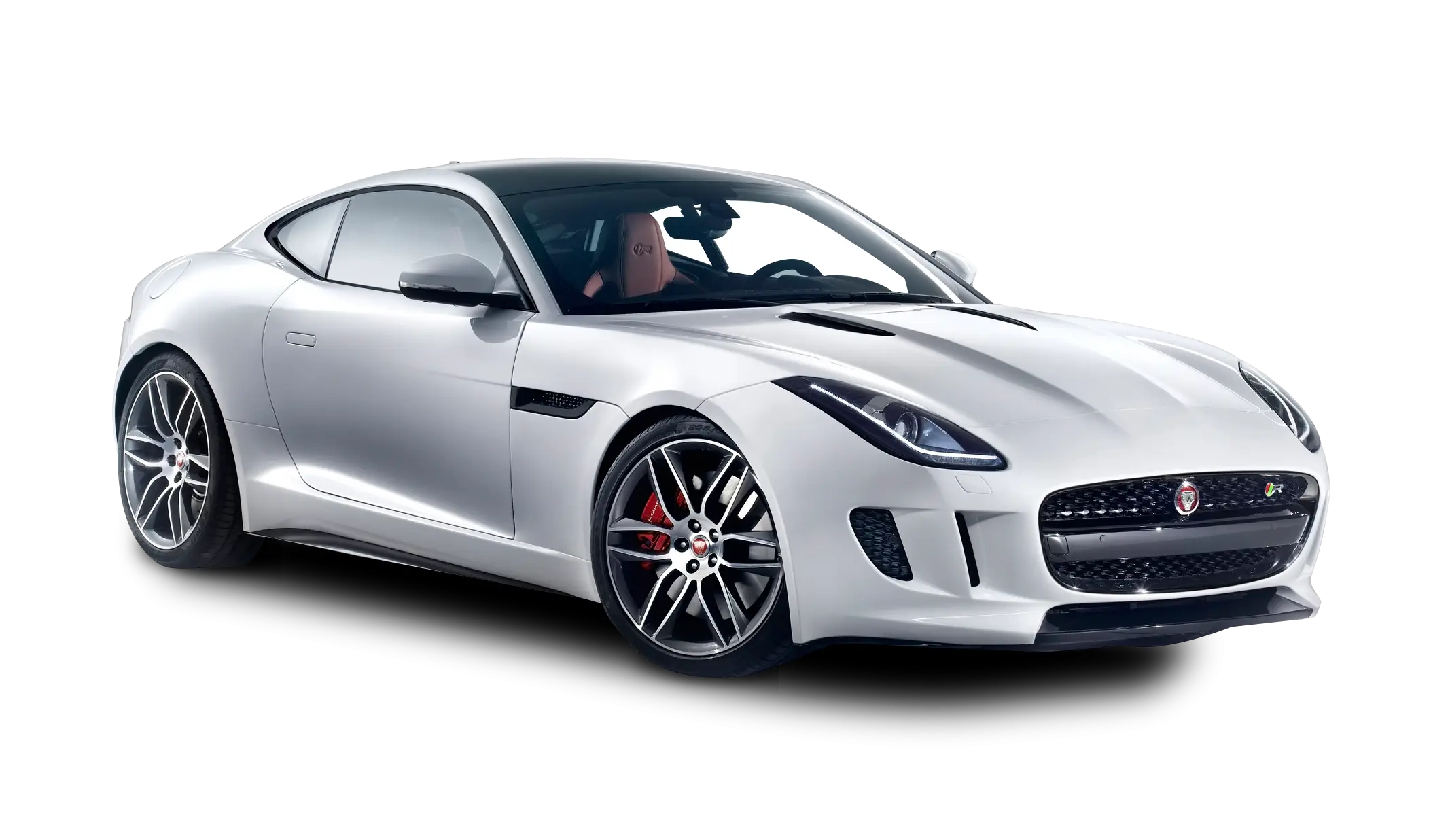 Sleek White Sports Car
