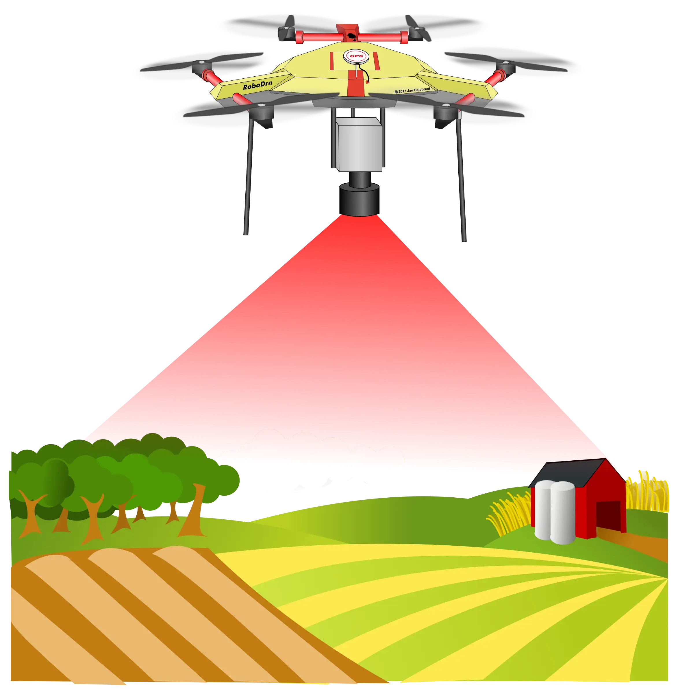 Agricultural Drone for Field Survey