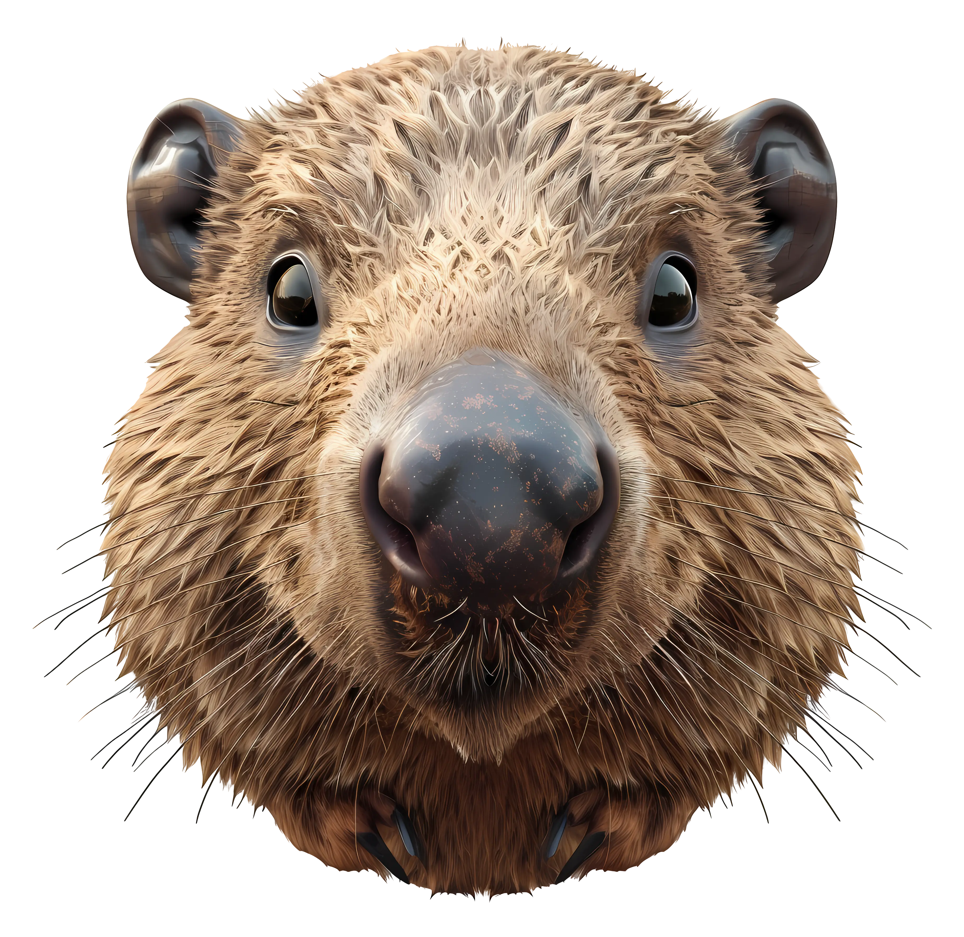 Cute Furry Animal Illustration
