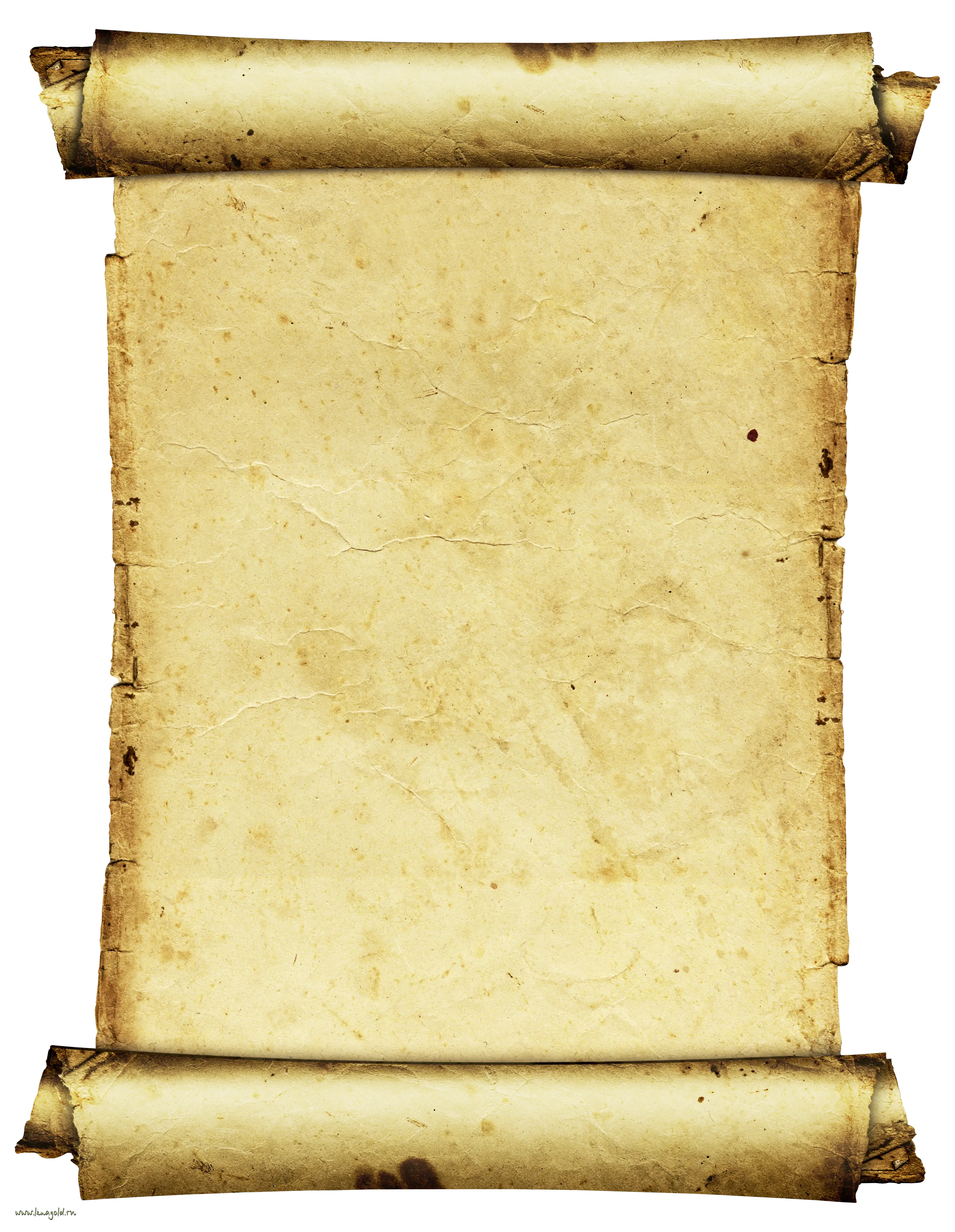 Ancient Parchment Scroll Design