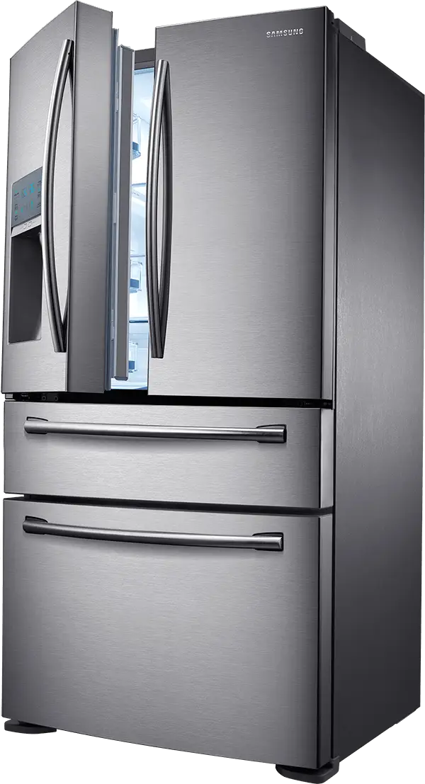 Stainless Steel Double Door Refrigerator