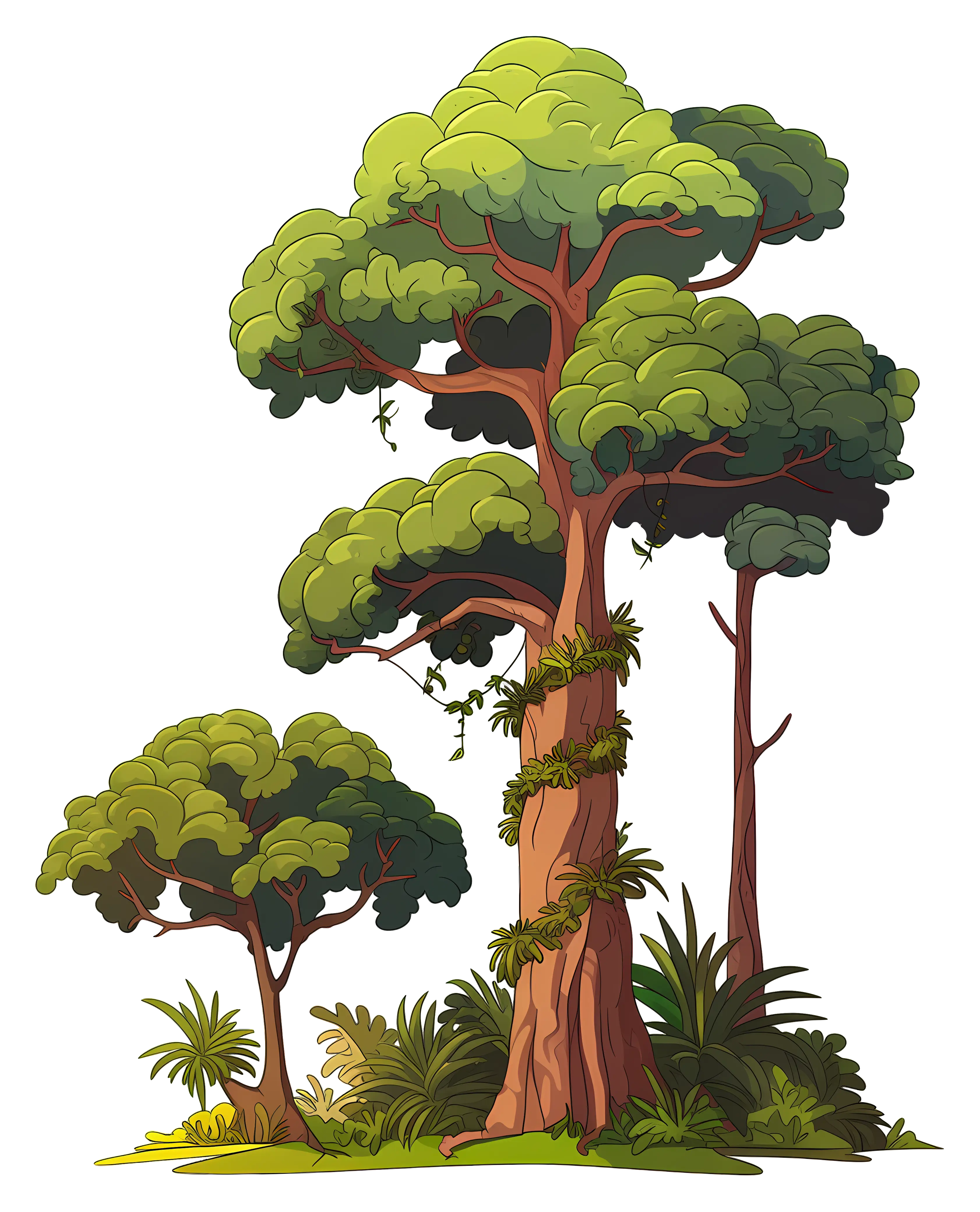 Cartoon Tree Illustration