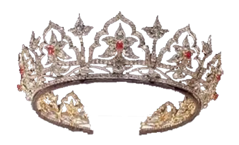 Ornate Jeweled Crown Design