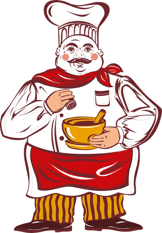 Chef Holding a Bowl