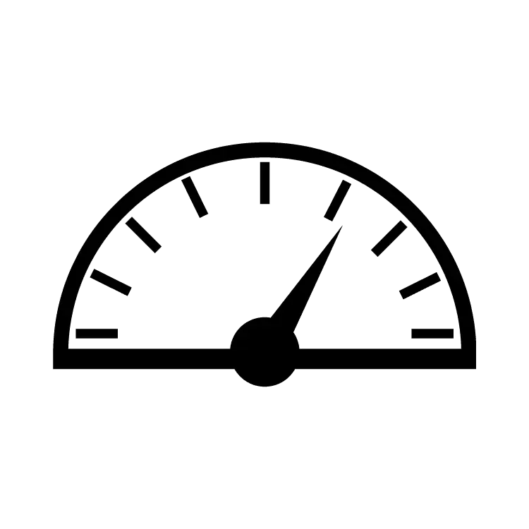 Speedometer Symbol Icon