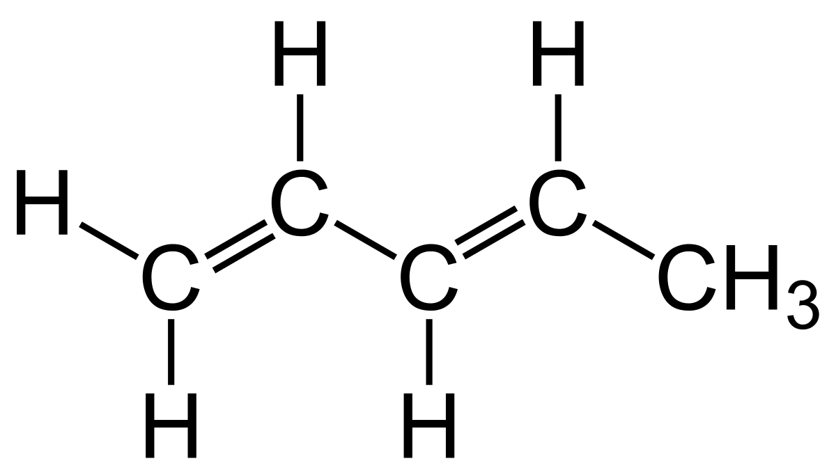Isobutene Molecular Structure