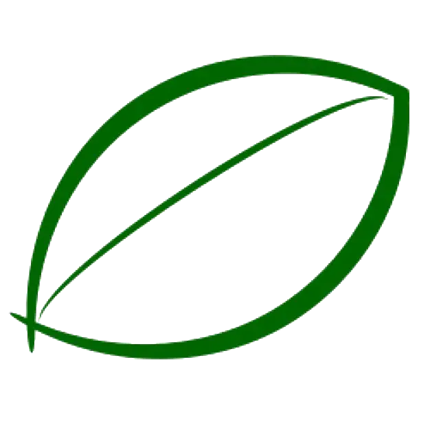 Green Leaf Icon Representing Sustainability