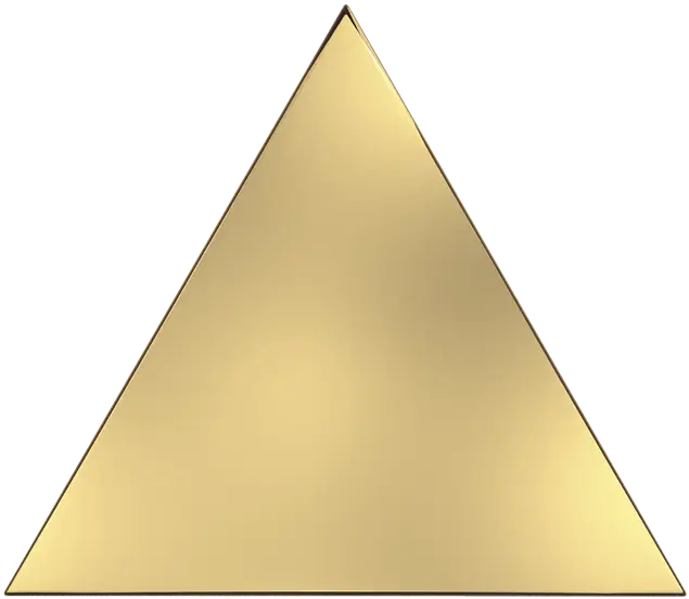 Golden Triangle Geometric Shape