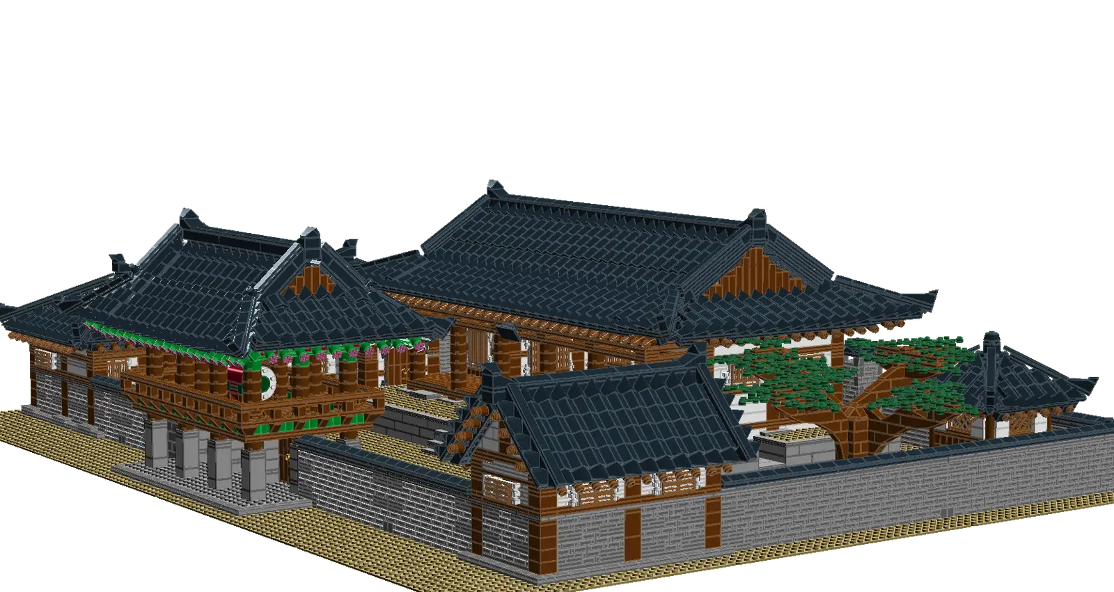Traditional Korean House with Courtyard